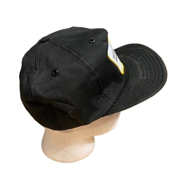 Vintage White Diner Tamaqua Pennsylvania Black Patch SnapBack Hat Trucker - Picture 4 of 9